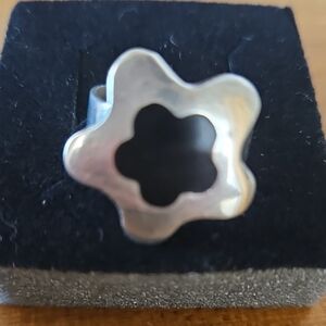 Silver Star-Shaped Women's Ring